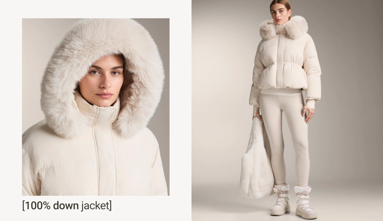 Жилетка с заполнителем из 100% пуха