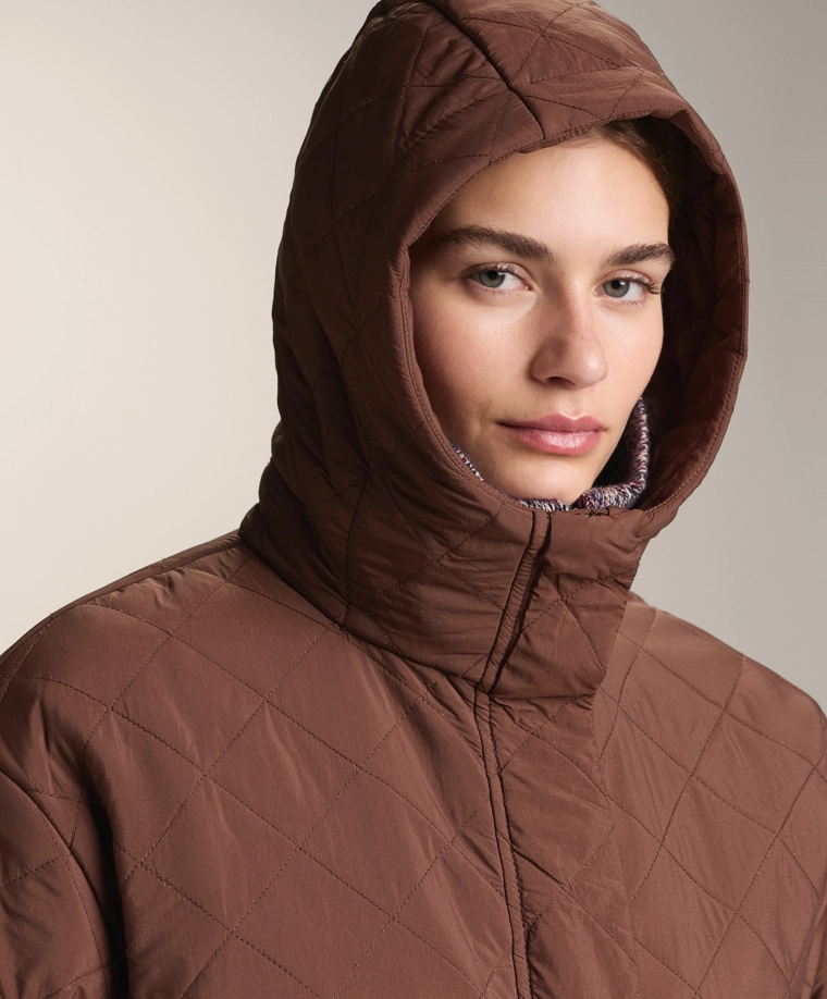 Длинное водоотталкивающее пальто с утеплителем fellex® aerogel доставим в рф