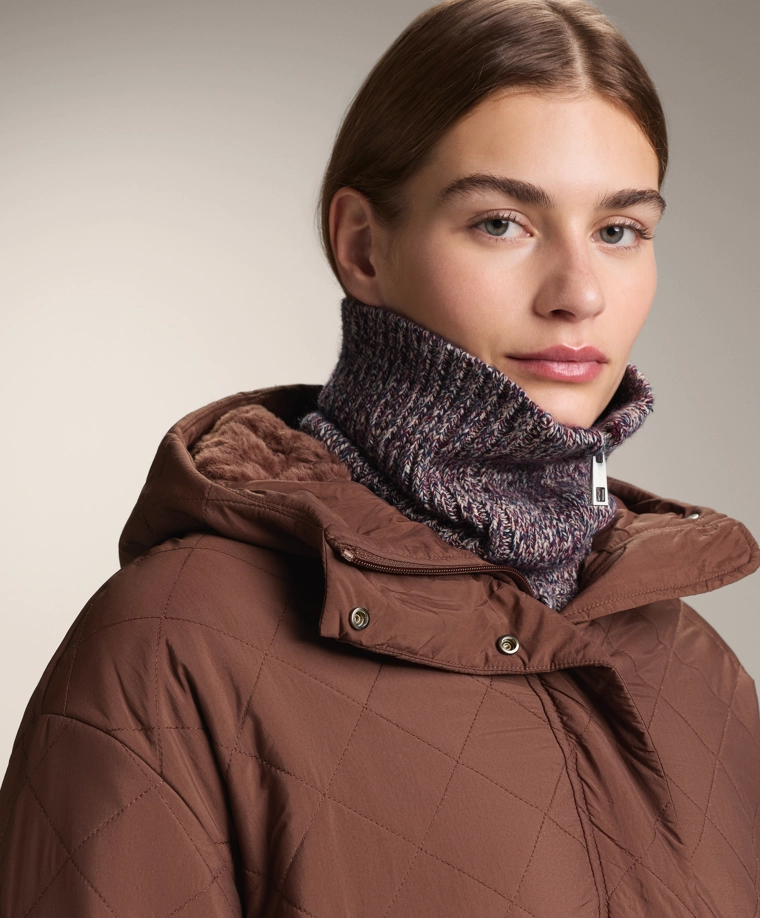 Длинное водоотталкивающее пальто с утеплителем fellex® aerogel доставим в рф