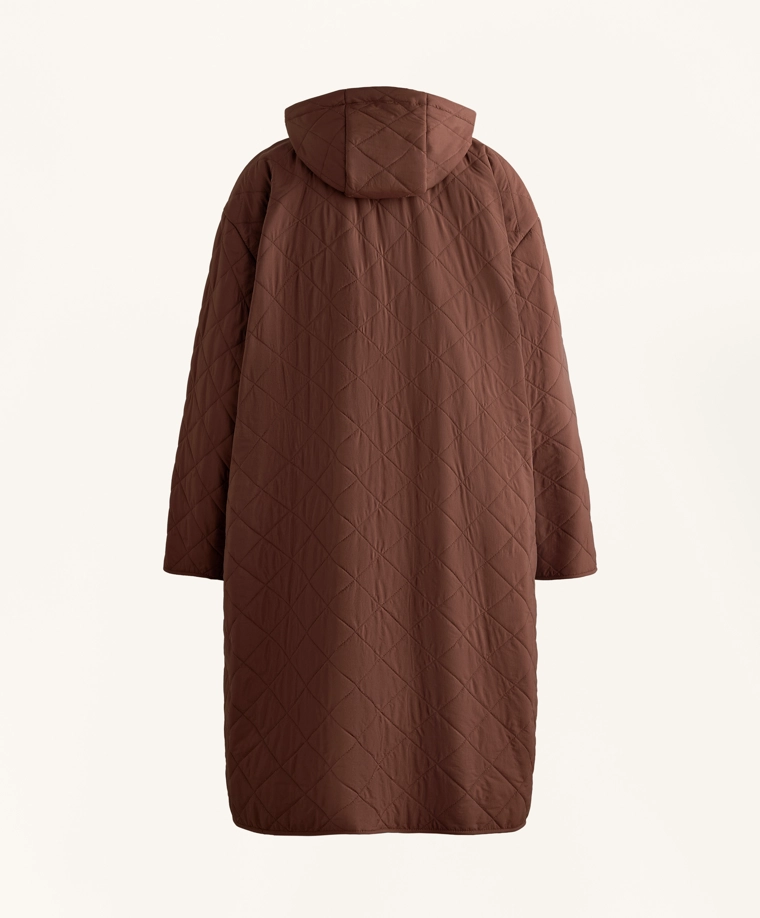 Длинное водоотталкивающее пальто с утеплителем fellex® aerogel доставим в рф