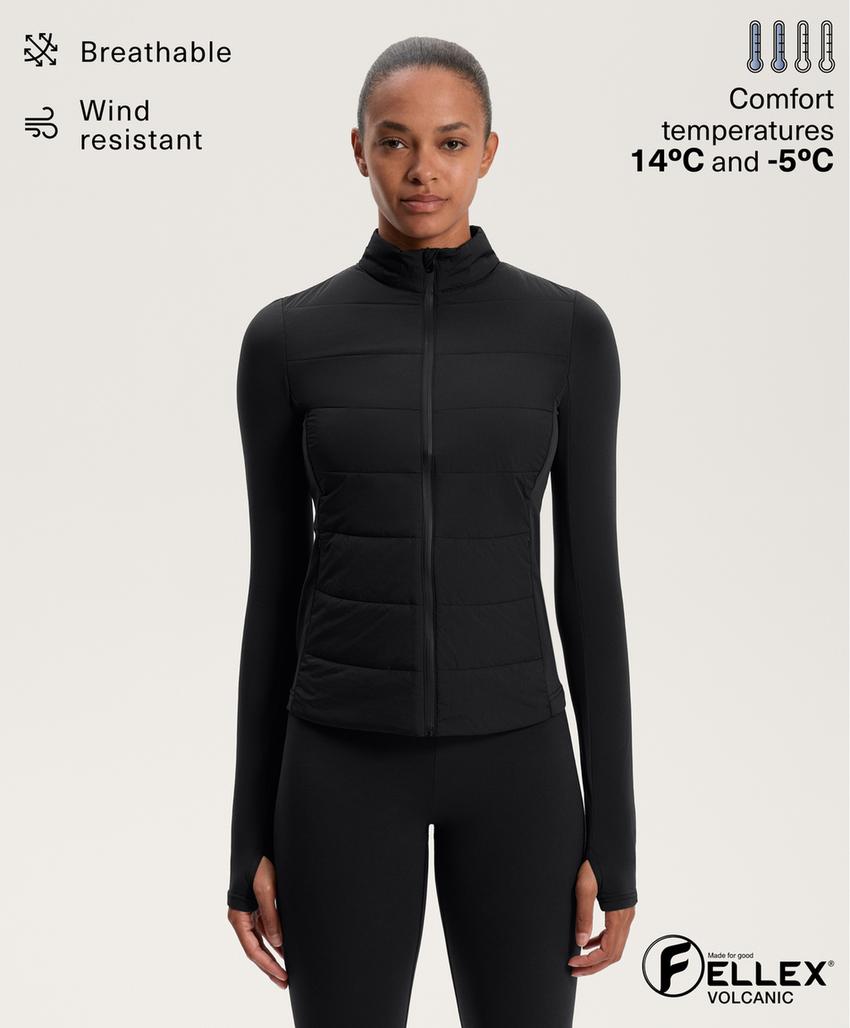 Объемная техническая куртка с наполнителем из вулканической шерсти fellex®