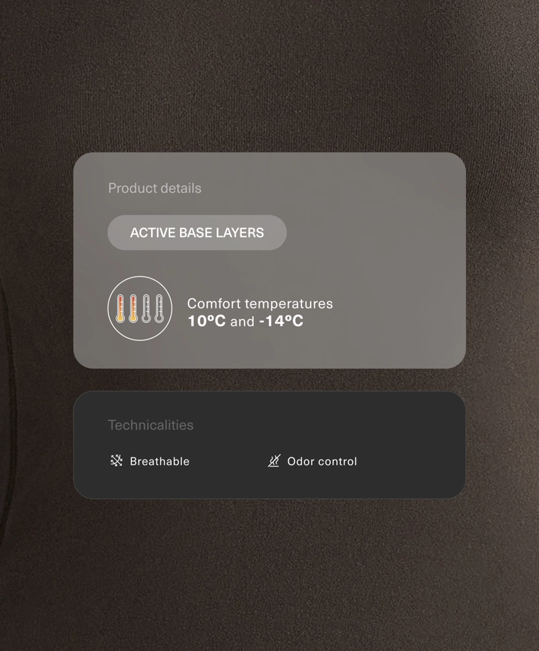 Флисовый термобельевой топ с высоким воротником