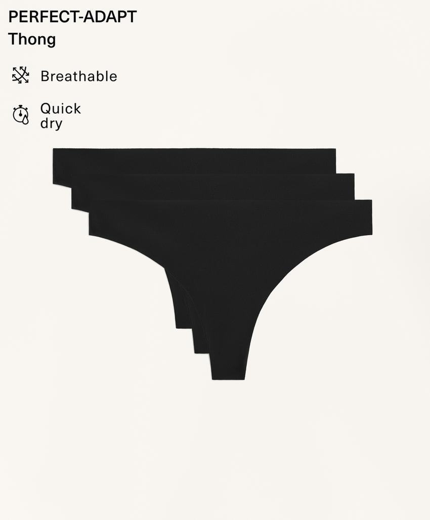 Невидимые трусики из смесового нейлона, 3 шт.