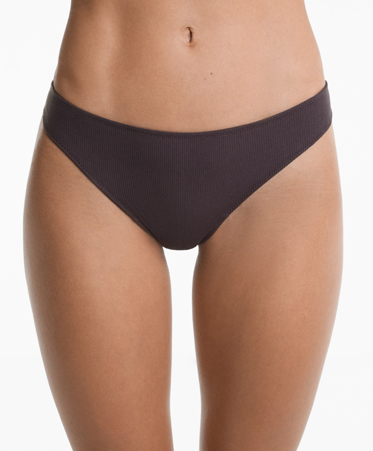 Трусики-слип из ребристого хлопкового микса, 5 шт.