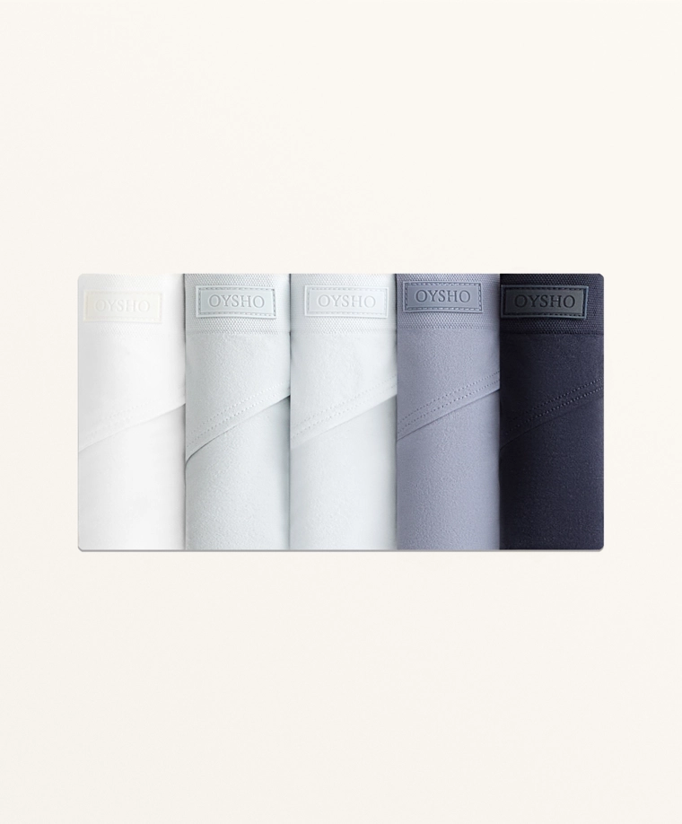 5 безшовных бразильских трусиков с мягким прикосновением