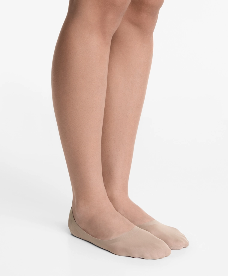 2 пары невидимых носков среднего выреза из микрофибры