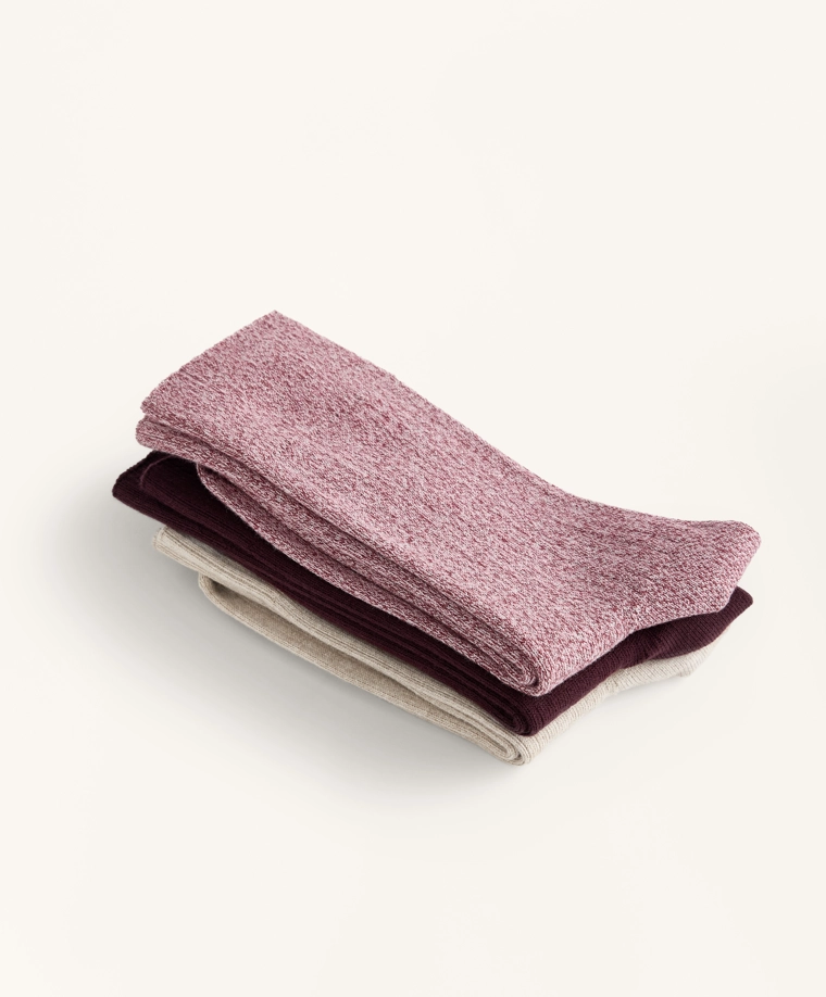 3 пары классических носков из хлопкового микса