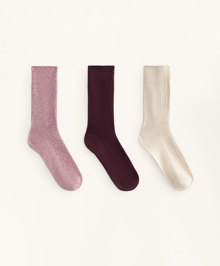 3 пары классических носков из хлопкового микса