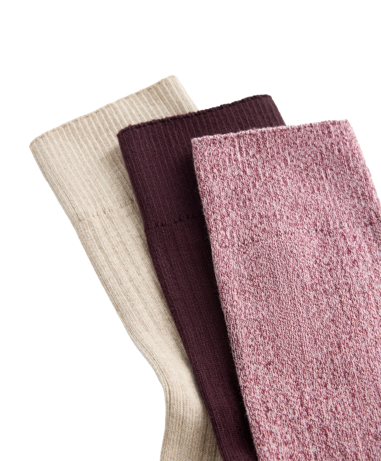 3 пары классических носков из хлопкового микса