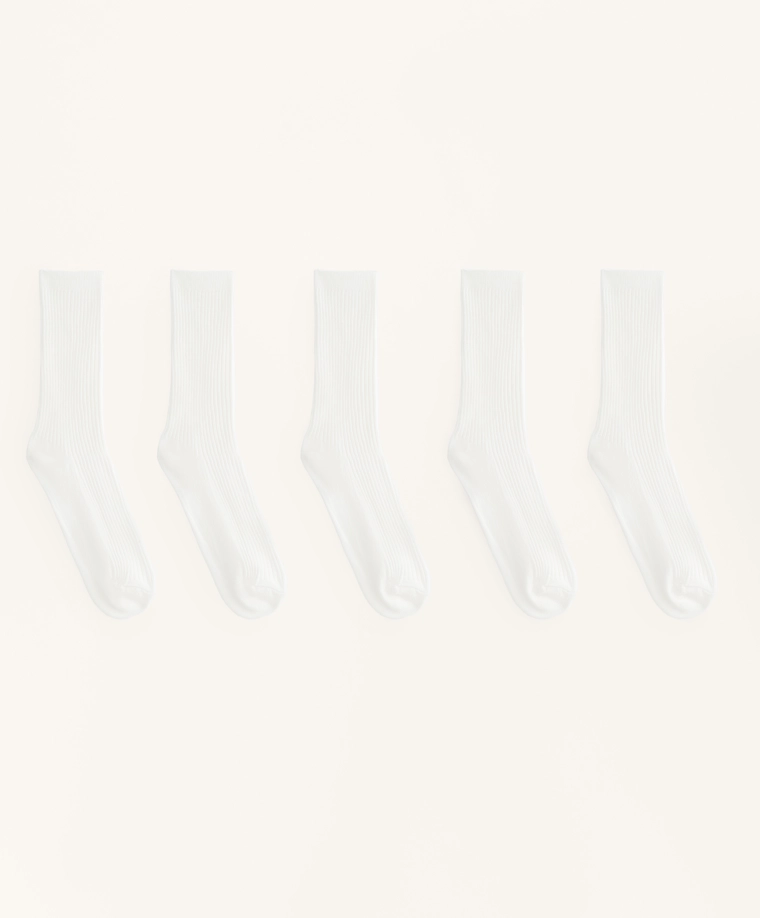 5 пар классических носков из хлопкового смесового волокна