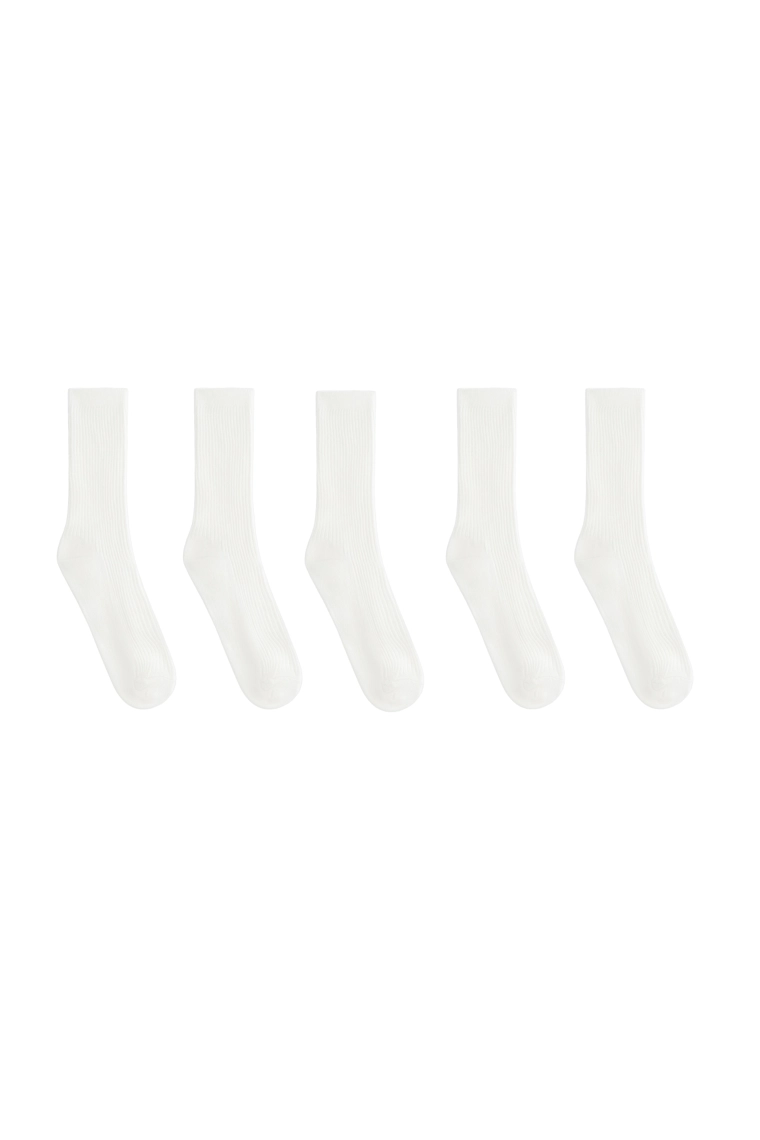 5 пар классических носков из хлопкового смесового волокна