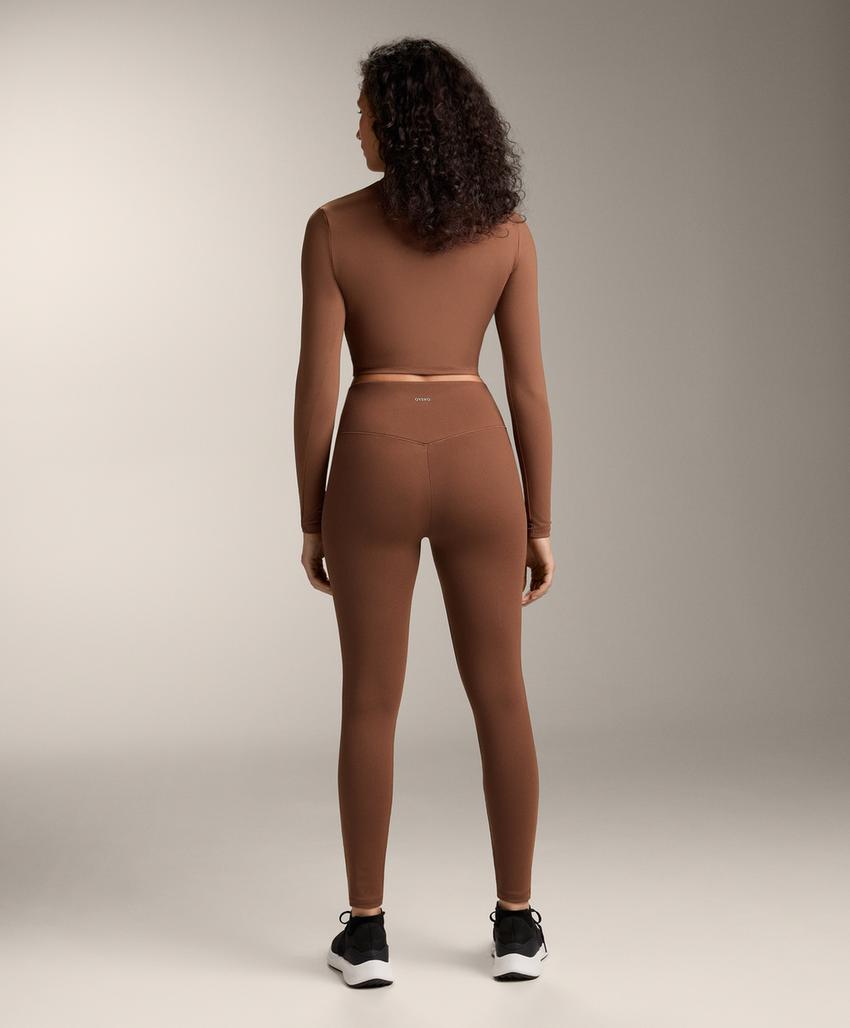 Леггинсы с высокой посадкой evermove длиной 65 см до лодыжки