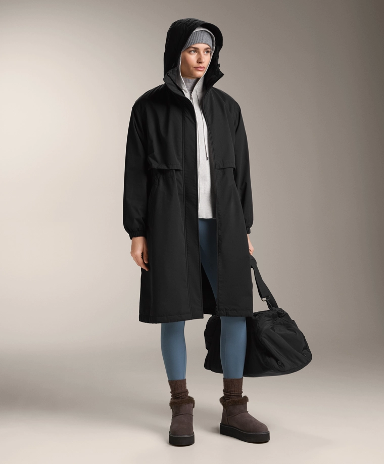 Леггинсы компрессионные до голеней с карманом high-rise