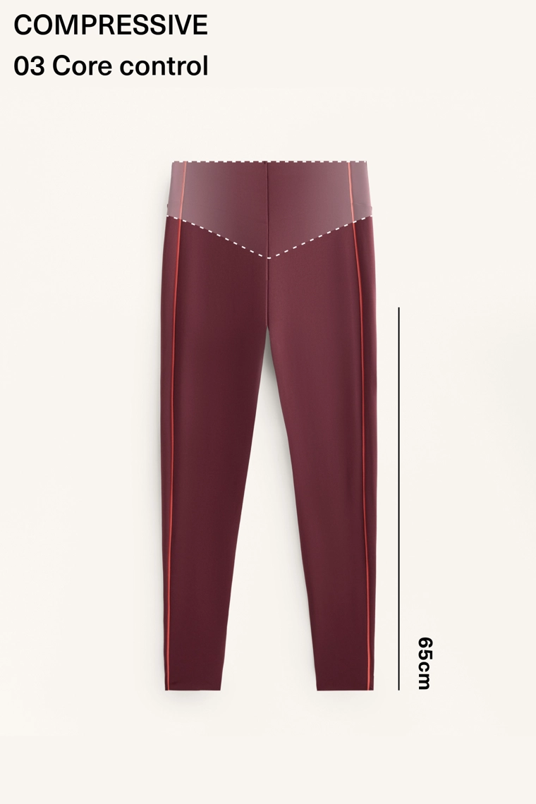 Леггинсы компрессионные корректирующие high-rise 65см до голеней