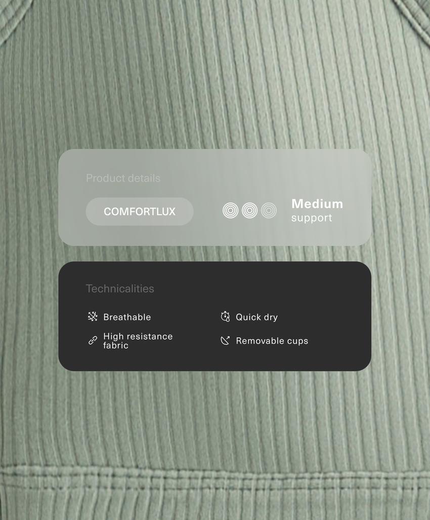 Топ-майка comfortlux rib baker с открытой спиной