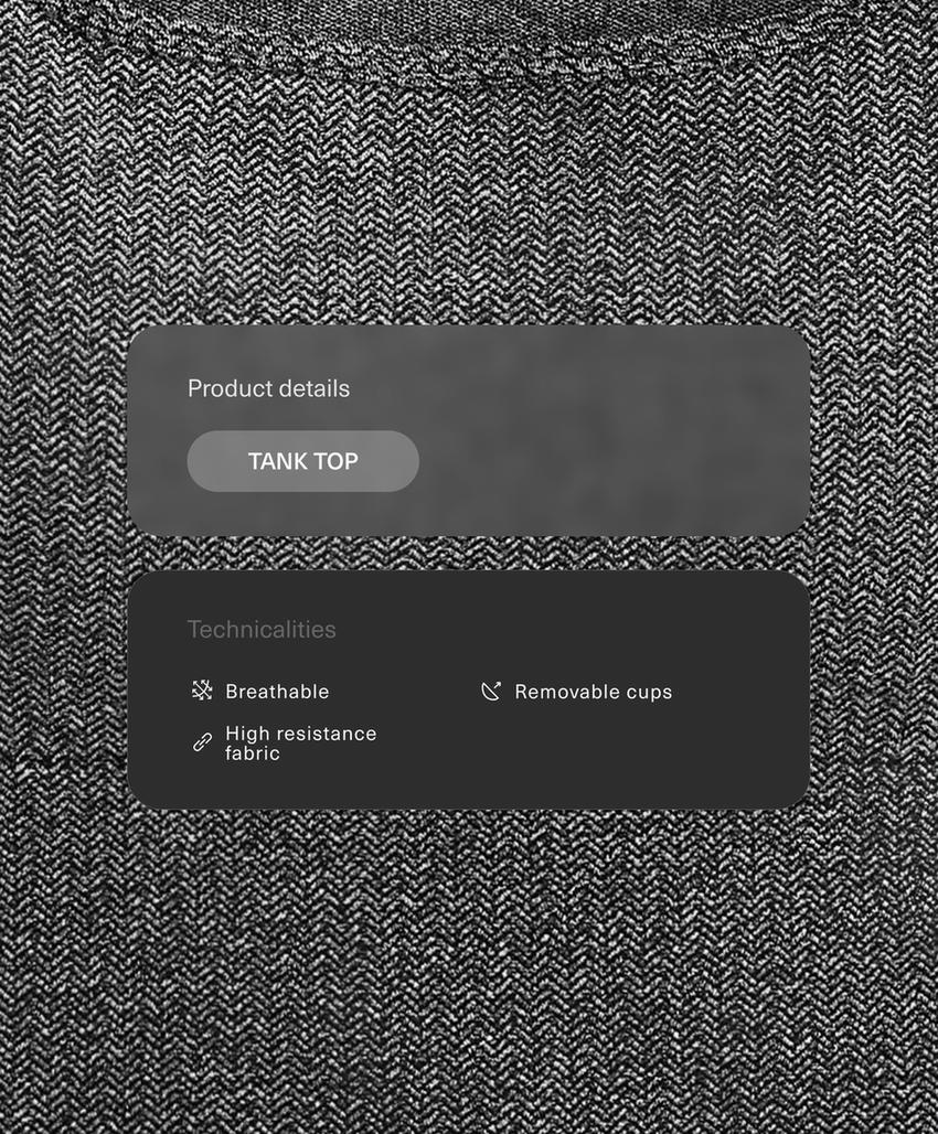 Бесшовный топ-майка