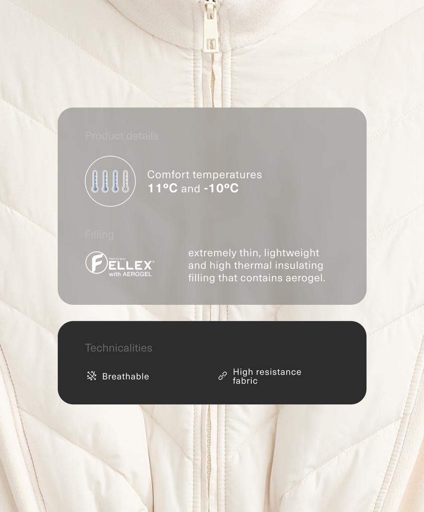 Пуховик fellex® aerogel с регулируемой талией