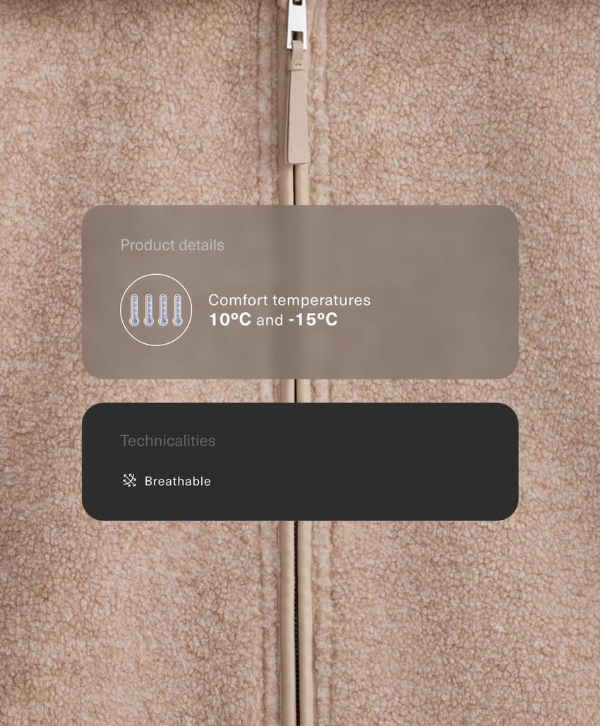 Длинный псевдо-овчинный пальто