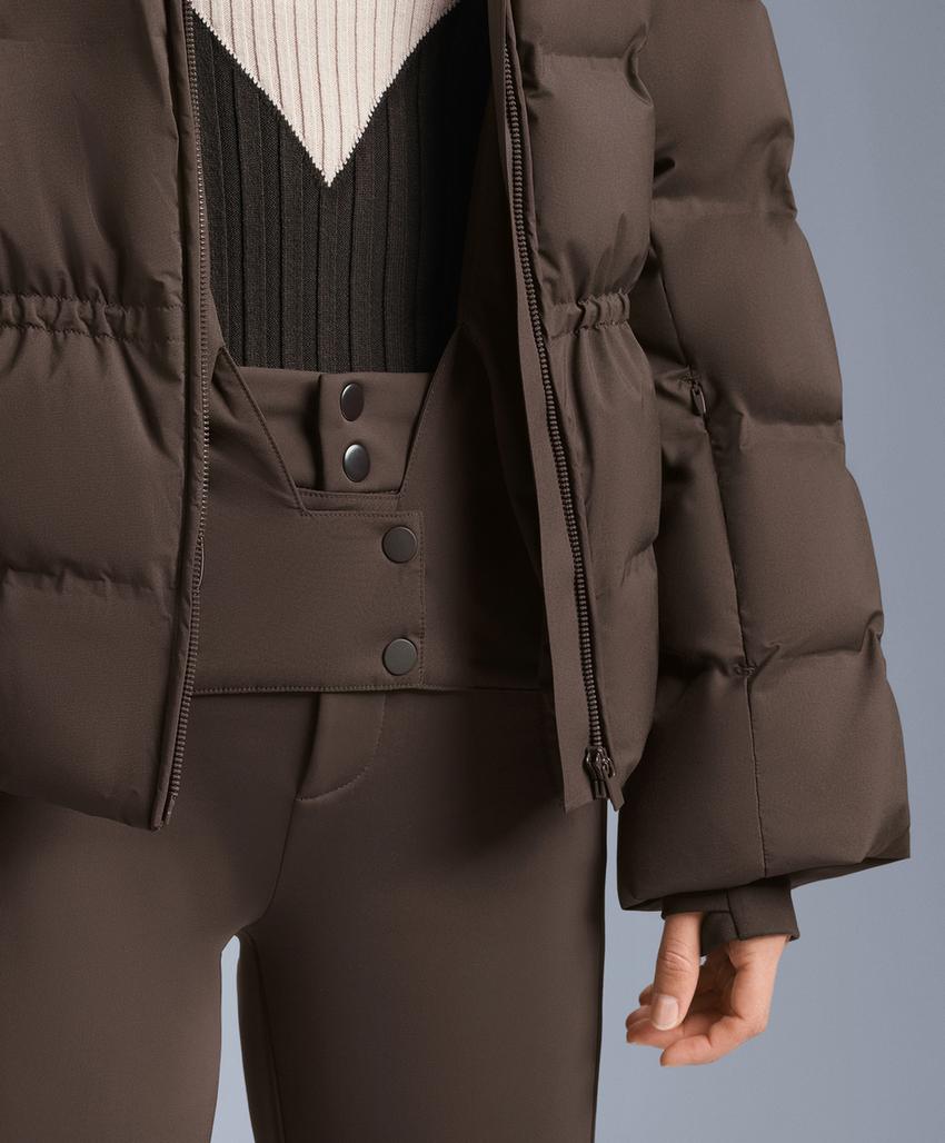 Утепленная пуховая куртка minardi piume ski водооталкивающая