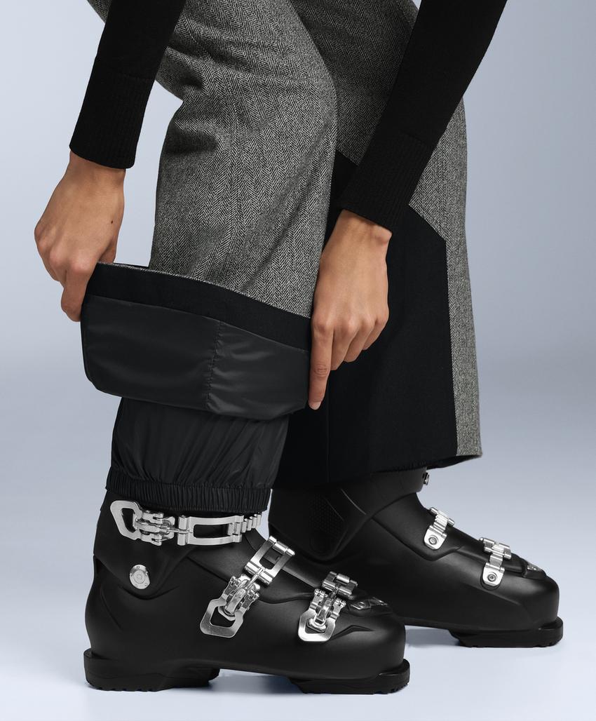 Ски брюки fellex® wool blend высокая посадка со штрихом