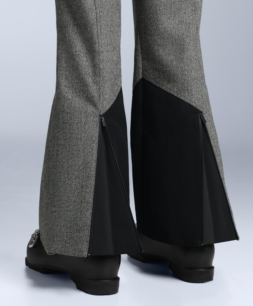 Ски брюки fellex® wool blend высокая посадка со штрихом