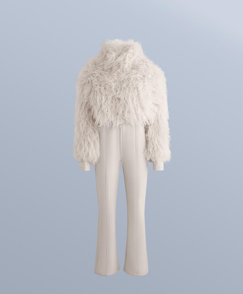 Водоотталкивающий комбинезон для катания на лыжах 2 в 1 с отстегивающимся клешем