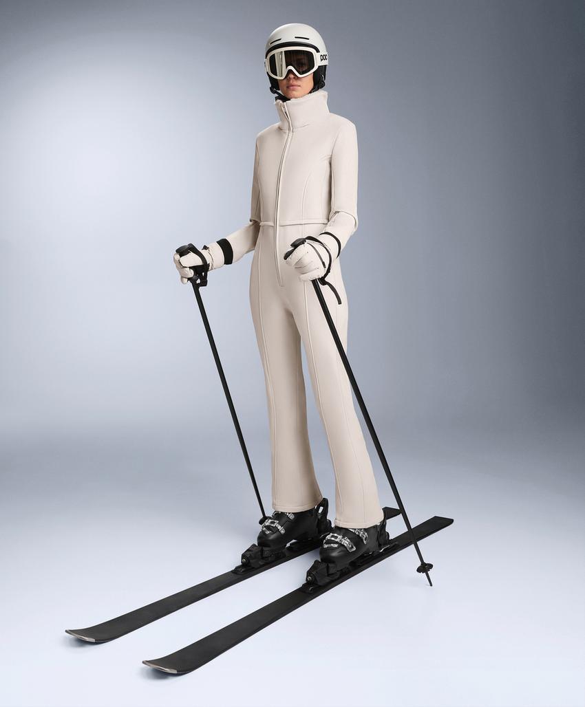 Водоотталкивающий комбинезон для катания на лыжах 2 в 1 с отстегивающимся клешем