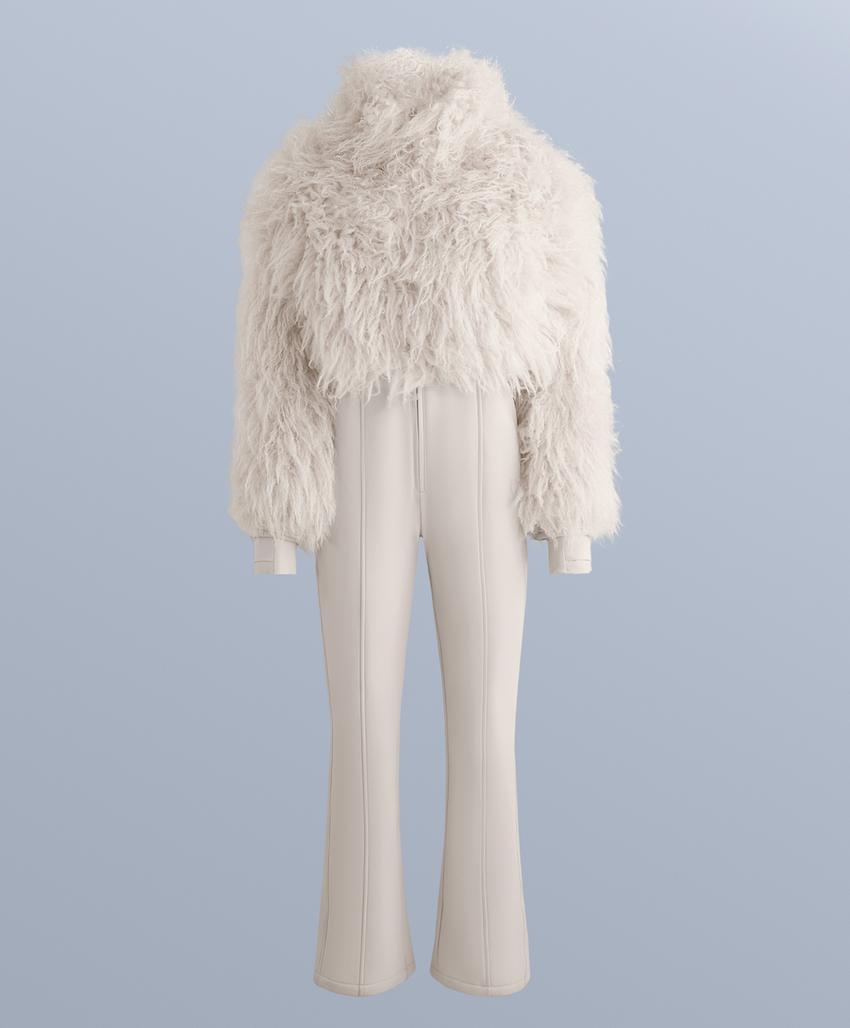 Водоотталкивающий комбинезон для катания на лыжах 2 в 1 с отстегивающимся клешем