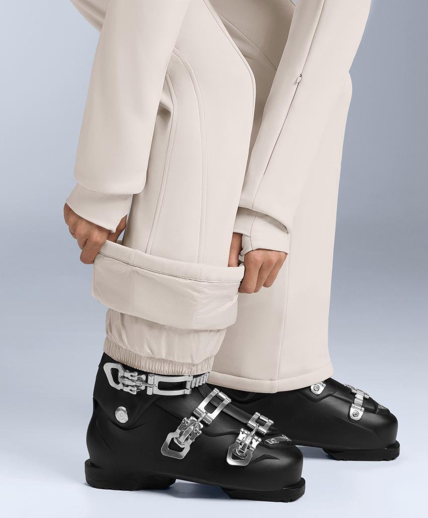 Водоотталкивающий комбинезон для катания на лыжах 2 в 1 с отстегивающимся клешем