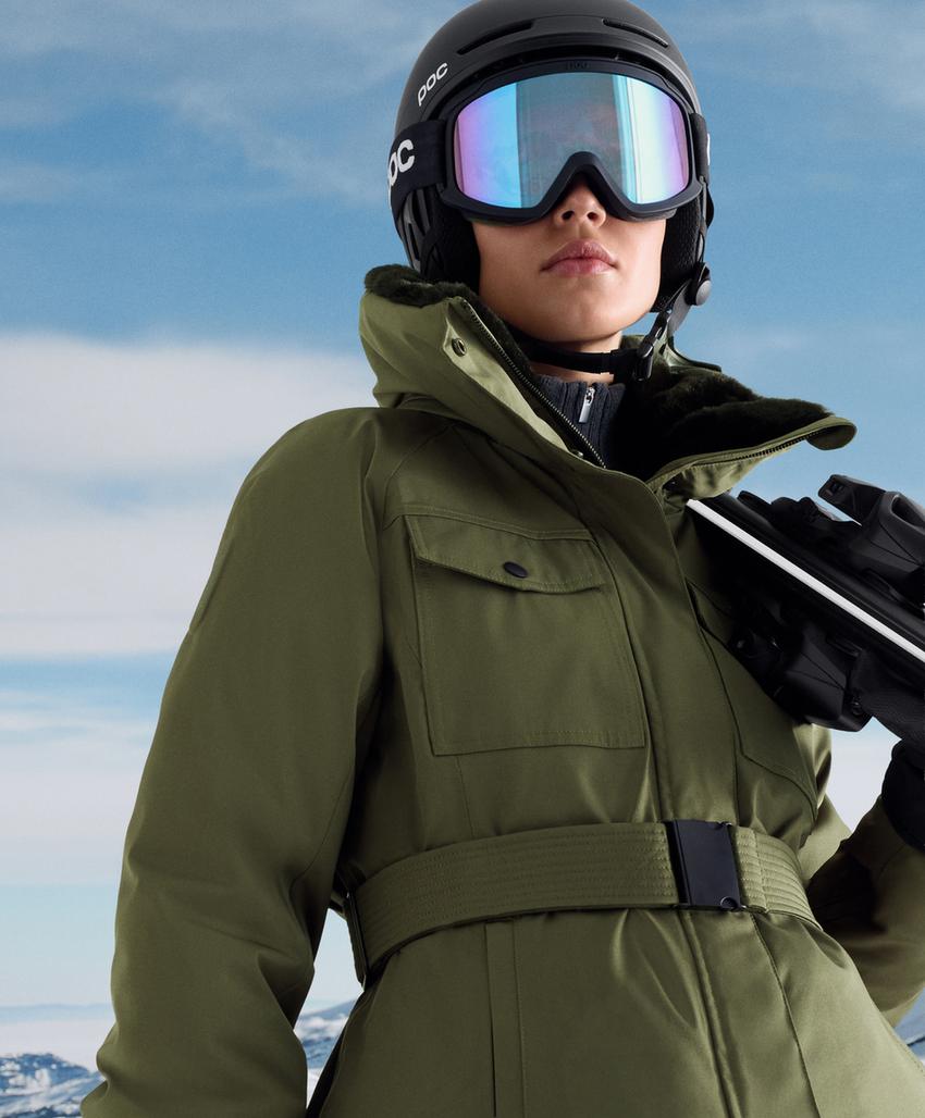 Водонепроницаемая пуховая куртка primaloft® для лыж