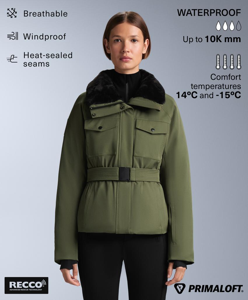 Водонепроницаемая пуховая куртка primaloft® для лыж