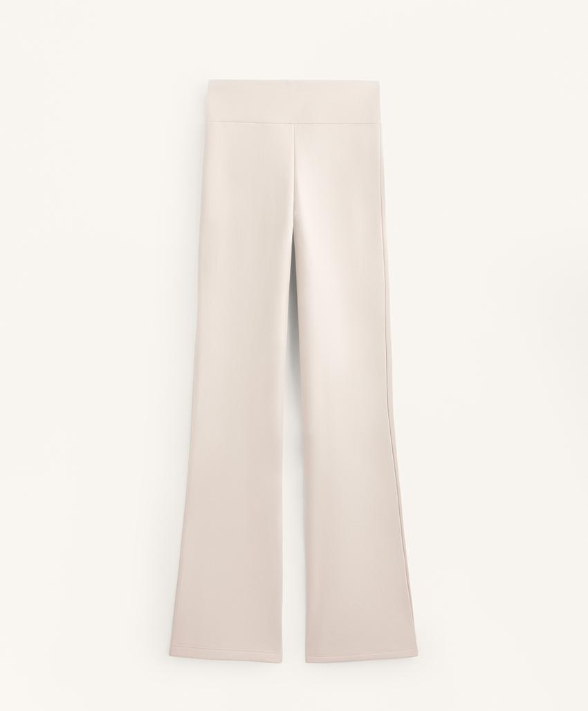 Брюки с высокой талией bootcut без швов супер-теплые