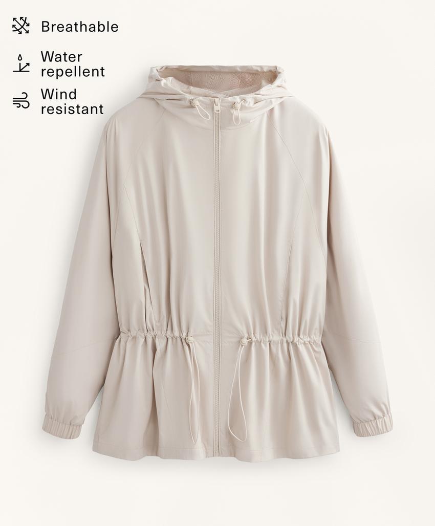 Длинный ветрозащитный водоотталкивающий ветровик