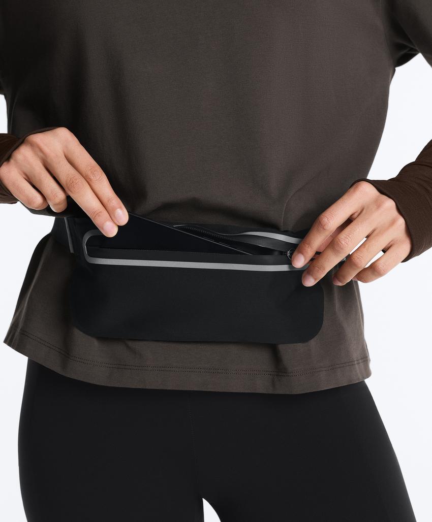 Регулируемая поясная сумка для бега