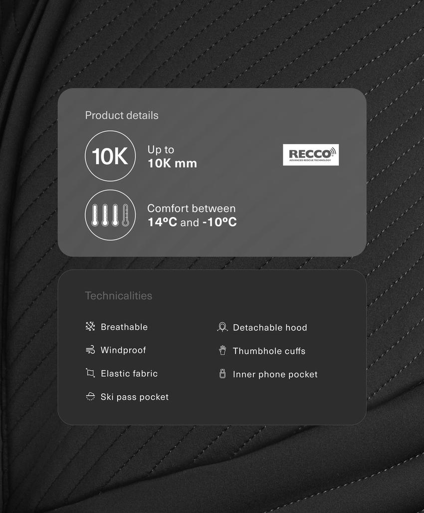 Водонепроницаемый облегающий тянущийся лыжный комбинезон