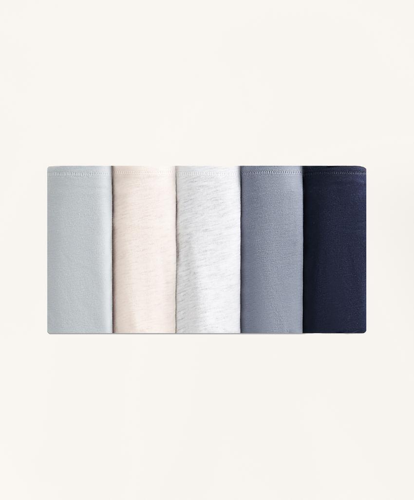 5 пакетов хлопковых трусиков-танг