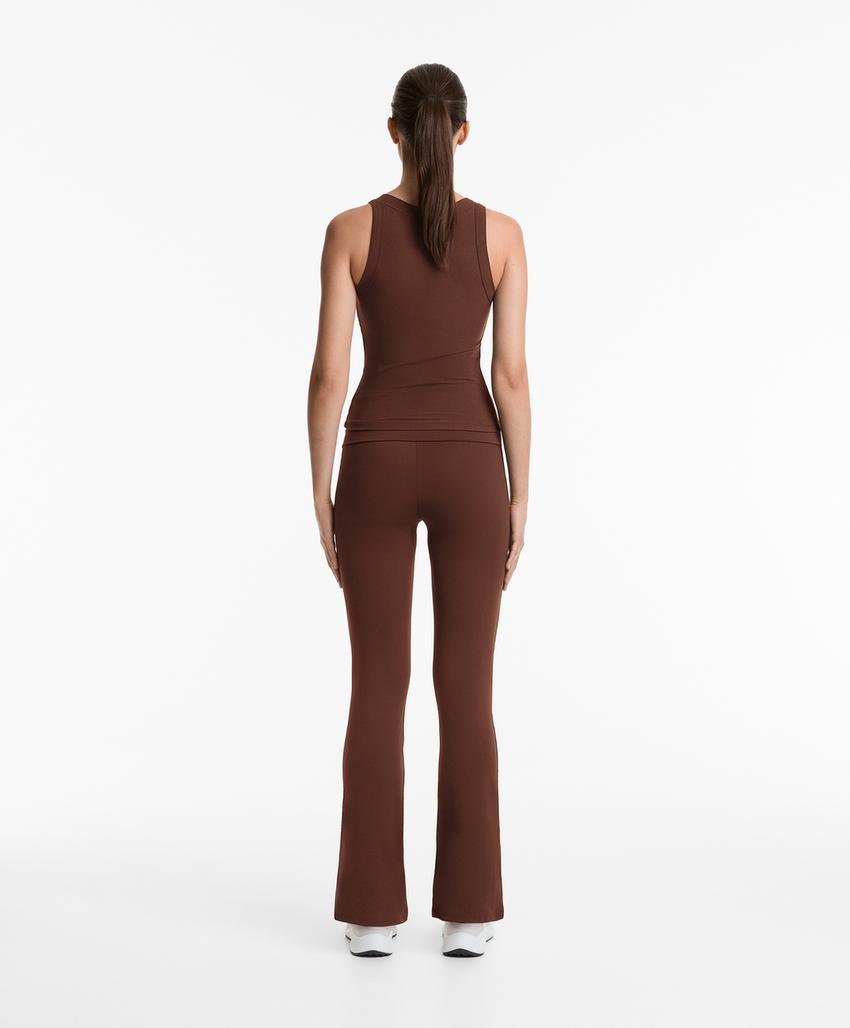 Рубашка-майка из ребристой модальной смеси