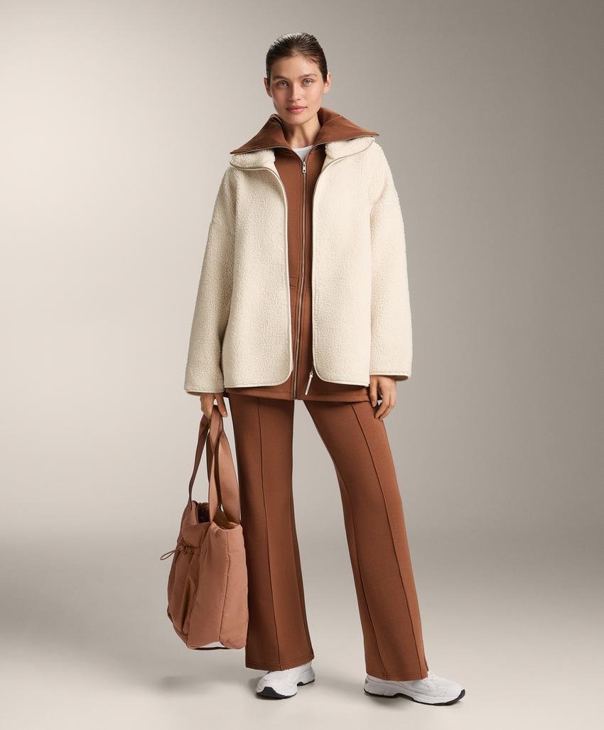 Широкие брюки из хлопка