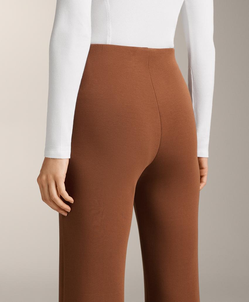 Широкие брюки из хлопка