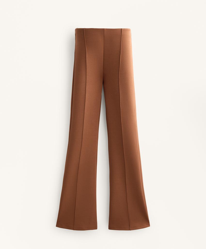 Широкие брюки из хлопка