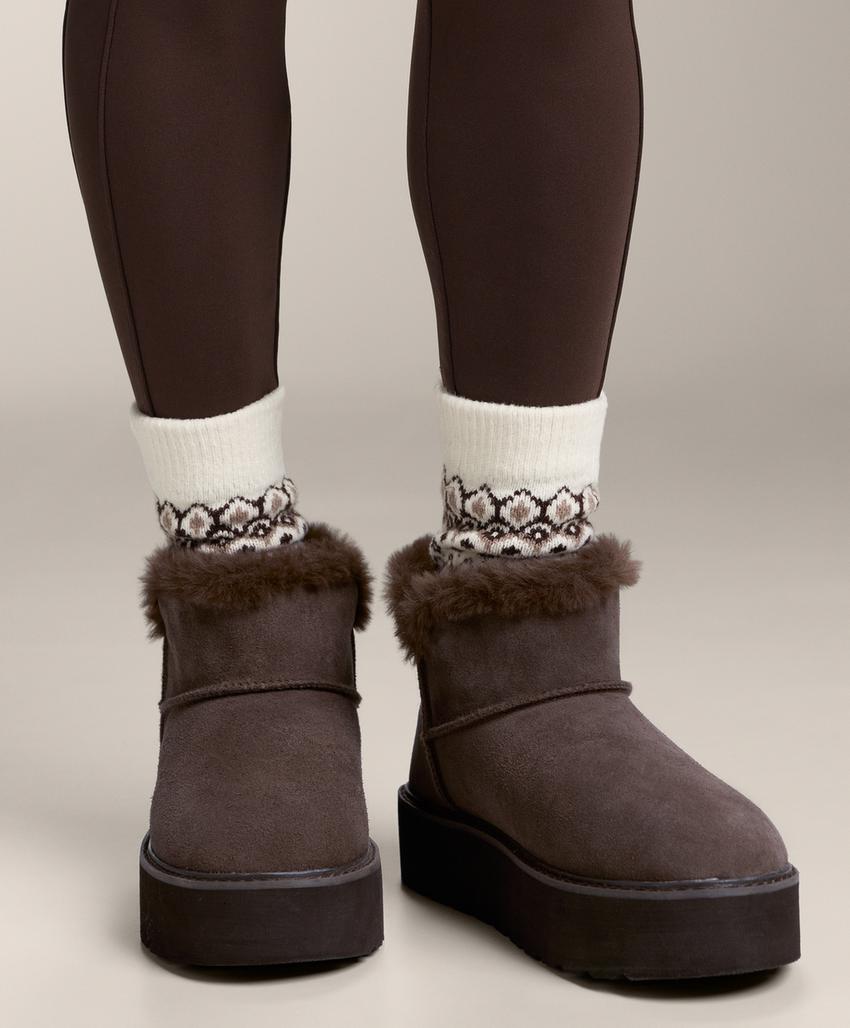 2 пары классических носков с жаккардовым узором