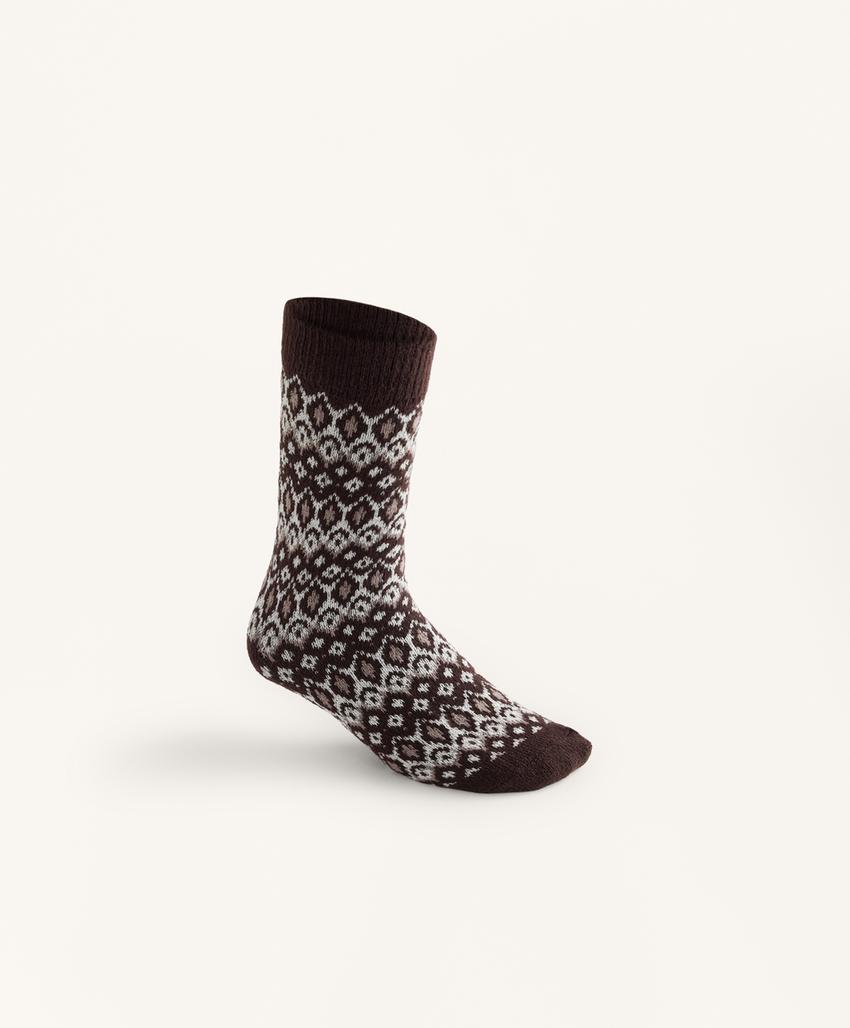 2 пары классических носков с жаккардовым узором