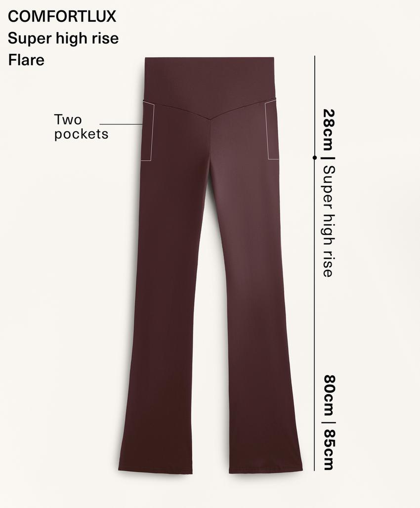 Ультравысокие широкие брюки comfortlux с карманами