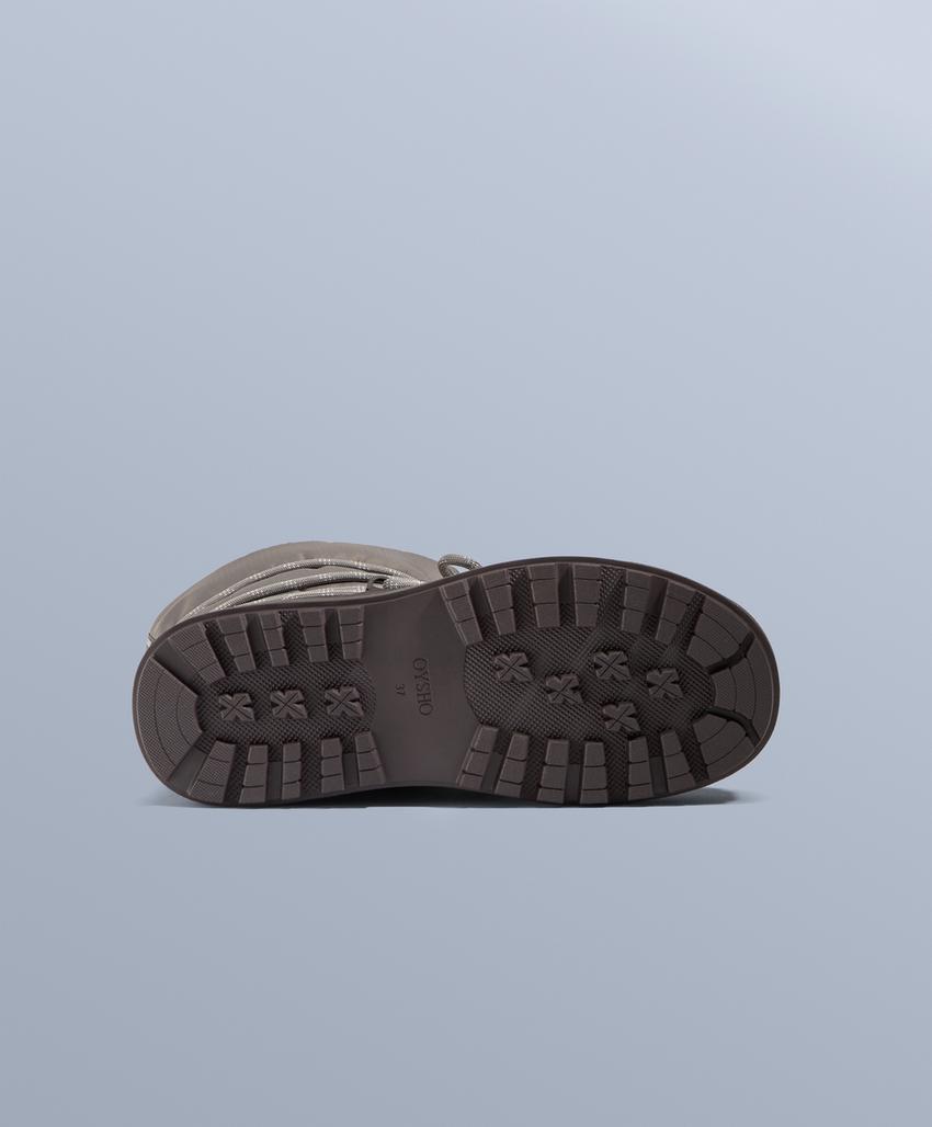 Совмещенные ботинки с шнуровкой из кружева