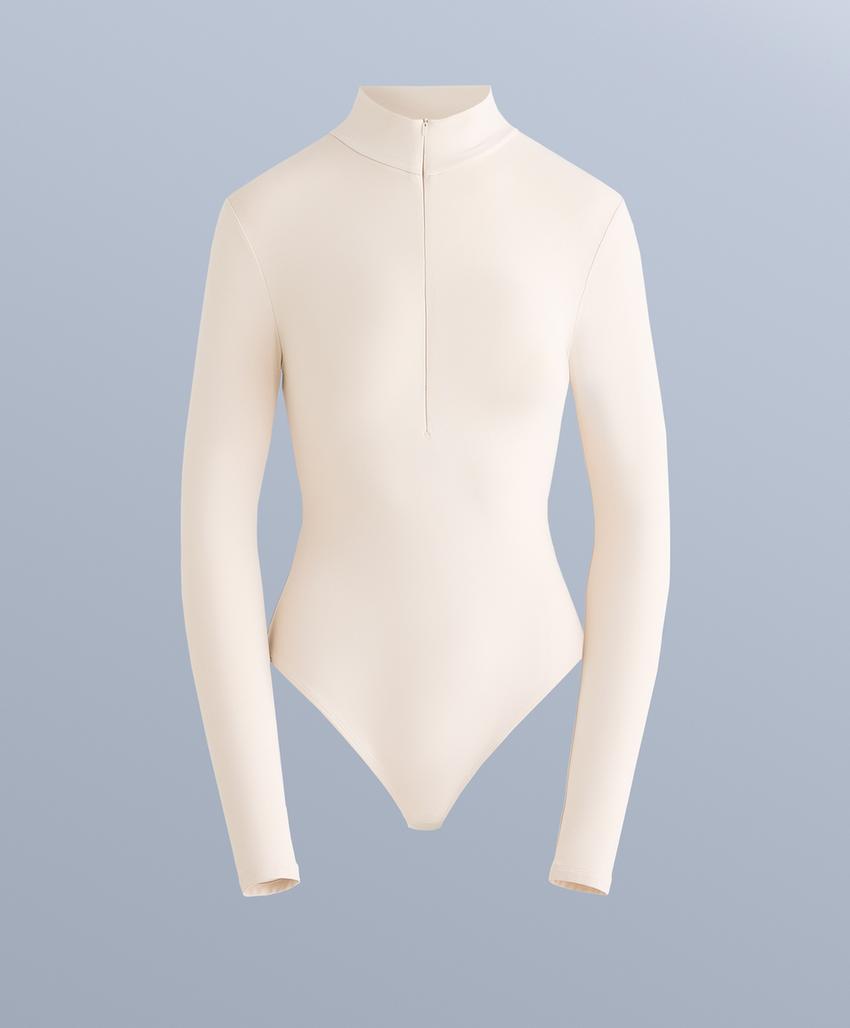 Термобелье боди с застежкой-молнией до половины