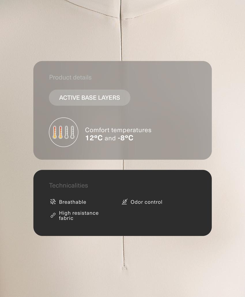 Термобелье боди с застежкой-молнией до половины