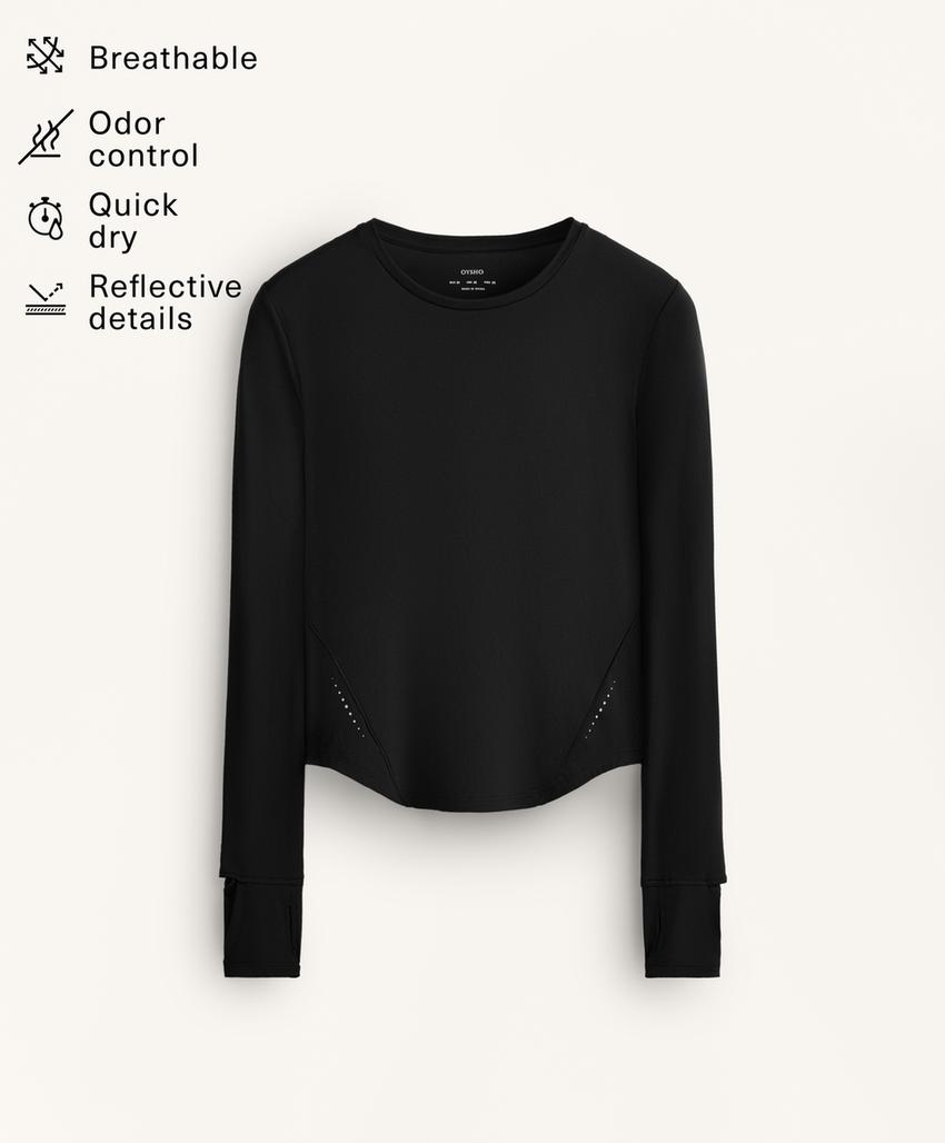 Футболка техническая с длинным рукавом