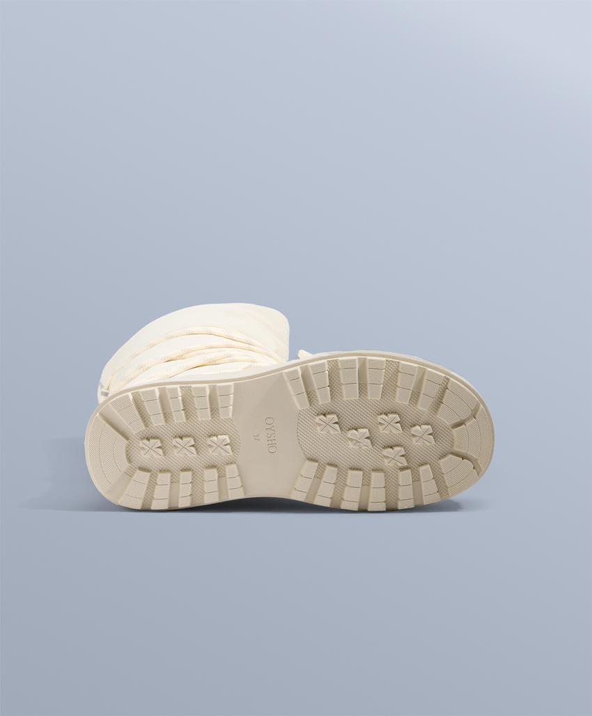 Нейлоновые ботинки для апрès-ски с шнуровкой