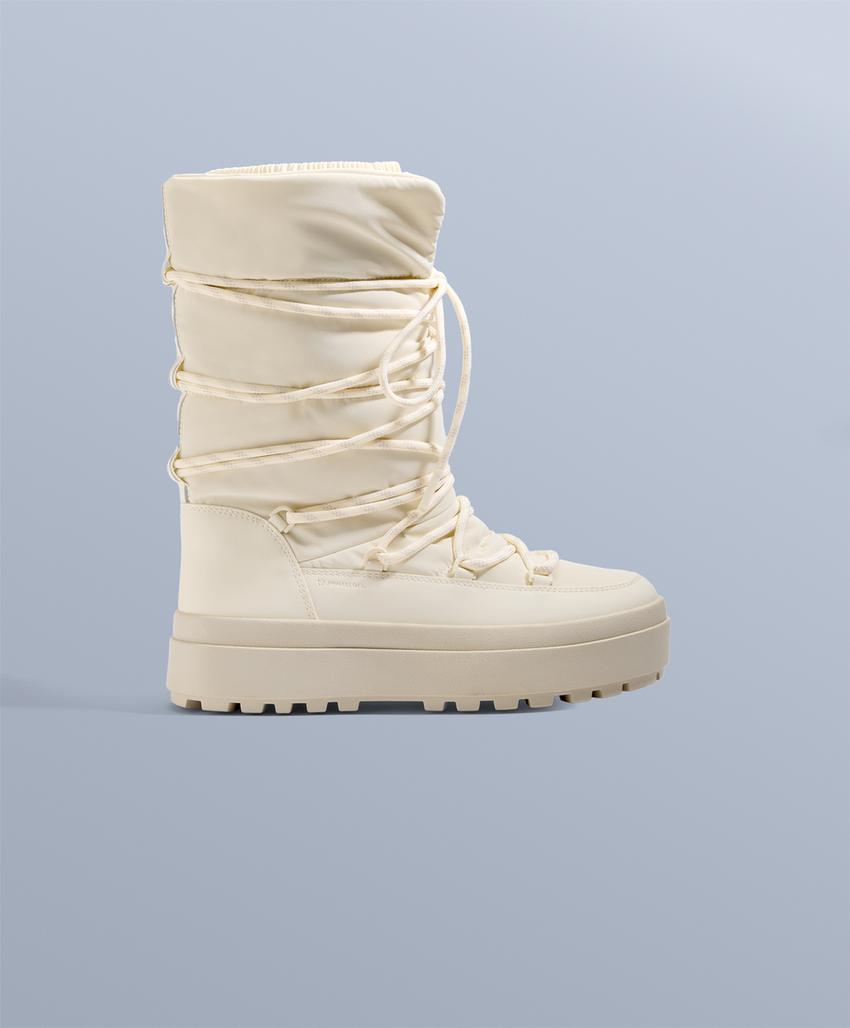 Нейлоновые ботинки для апрès-ски с шнуровкой