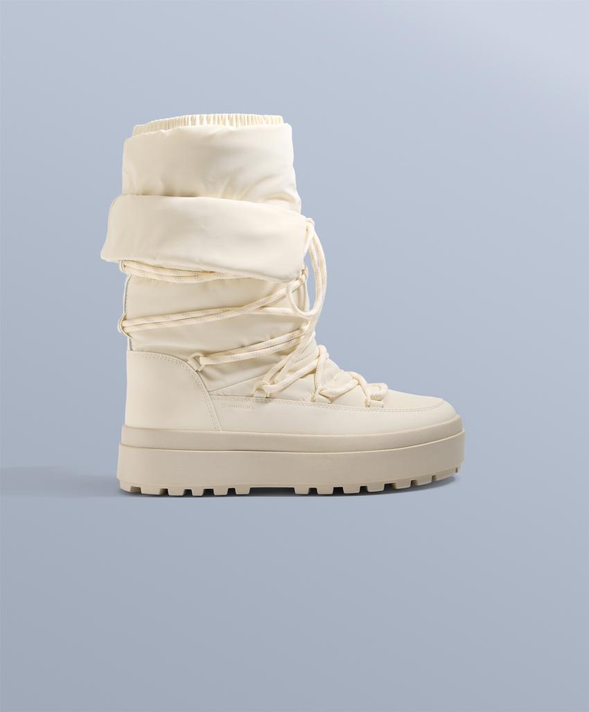 Нейлоновые ботинки для апрès-ски с шнуровкой